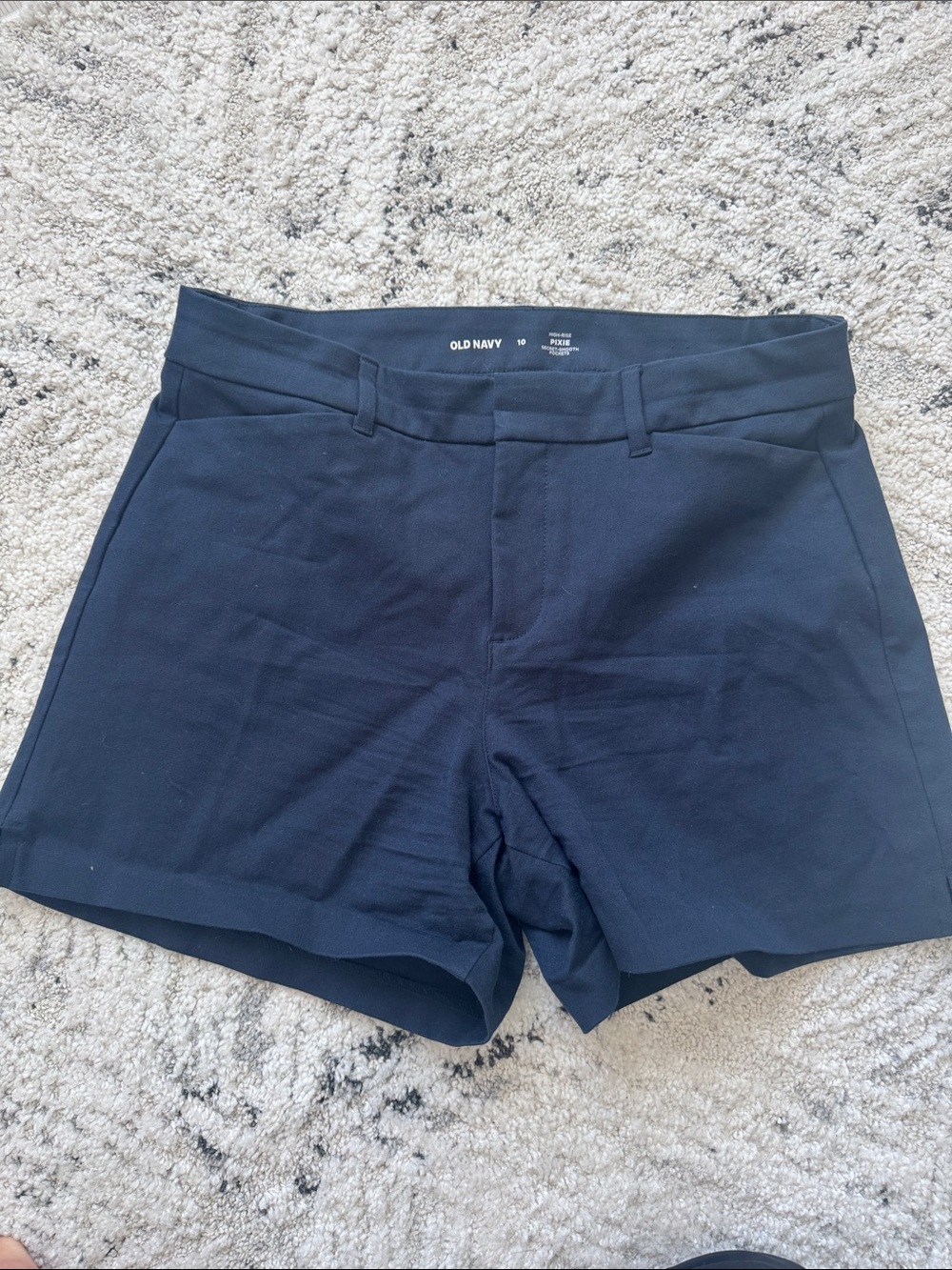 Old Navy Women's Dark Navy High-Waist Tailored Shorts